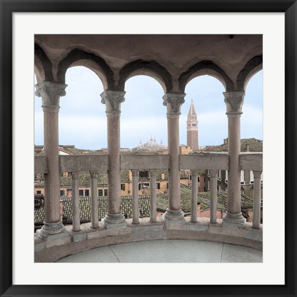 Framed Arches with Campanile Vista Print