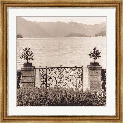 Framed Bellagio Vista Print