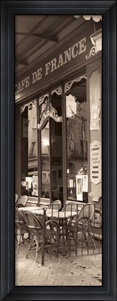 Framed Cafe de France Print