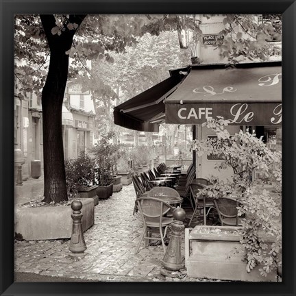 Framed Cafe, Aix-en-Provence Print