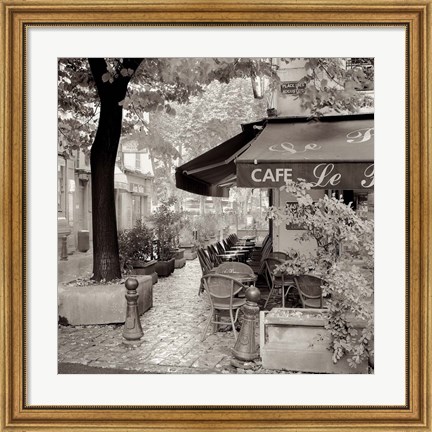 Framed Cafe, Aix-en-Provence Print