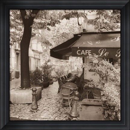 Framed Cafe, Aix-en-Provence Print