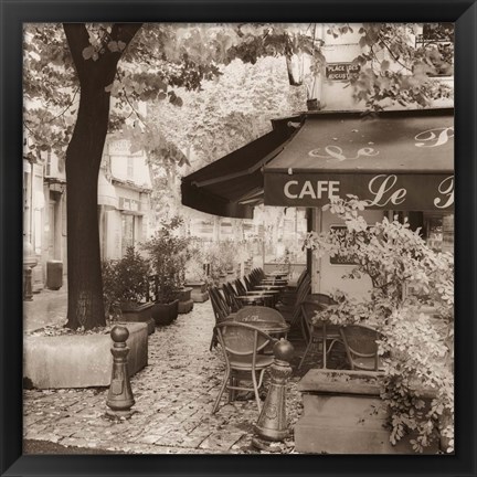 Framed Cafe, Aix-en-Provence Print