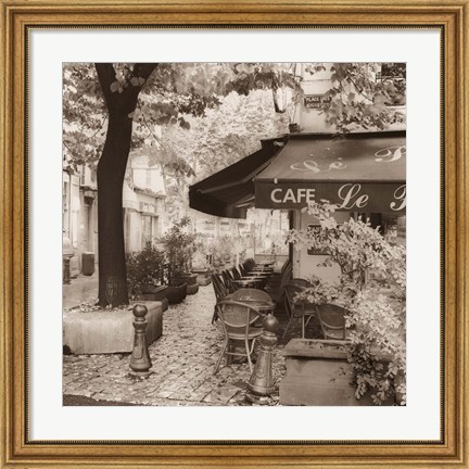 Framed Cafe, Aix-en-Provence Print