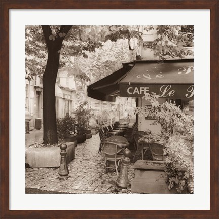 Framed Cafe, Aix-en-Provence Print