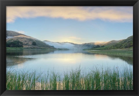 Framed Crescent Beach Calm 4 Print