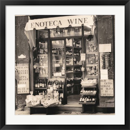 Framed Enoteca, Toscana Print