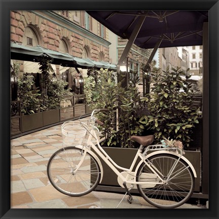 Framed Firenze Bicycle Print