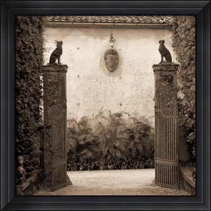 Framed Giardini Ornamentale Print