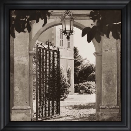 Framed Giardino Mortola Print
