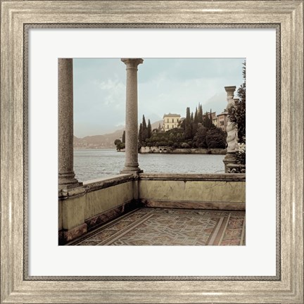 Framed Giardino Vista Varenna Print