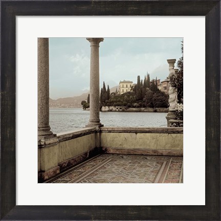 Framed Giardino Vista Varenna Print