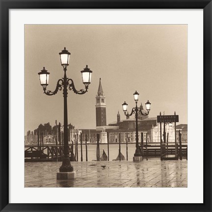 Framed Il Gran Canale Print