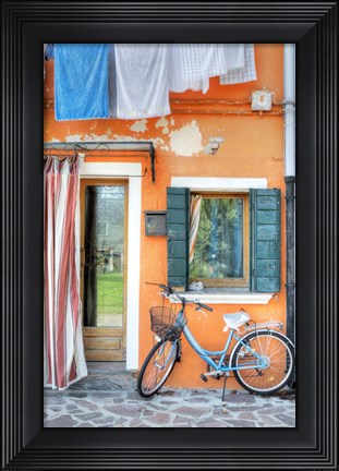 Framed Island Bicicletta #2 Print