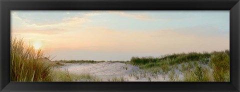 Framed Island Sand Dunes Sunrise No. 1 Print