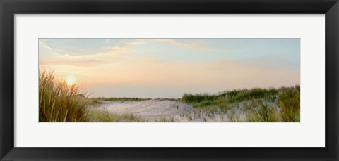 Framed Island Sand Dunes Sunrise No. 1 Print