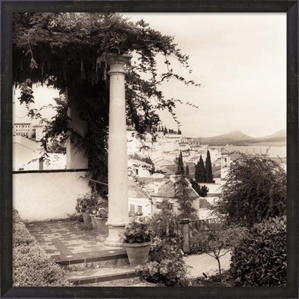 Framed Jardin del Rey Moro Print