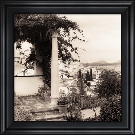 Framed Jardin del Rey Moro Print