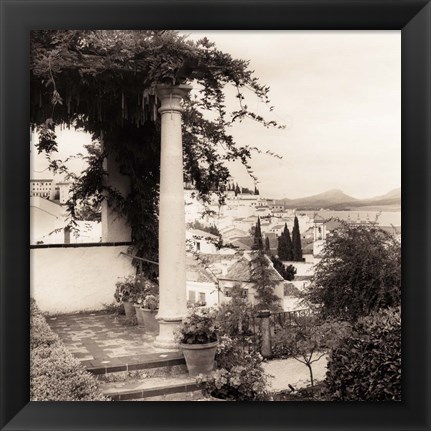 Framed Jardin del Rey Moro Print