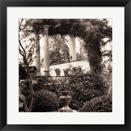 Framed Jardin del Ronda Print