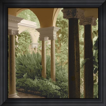 Framed Jardin Portique No. 2 Print