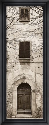 Framed La Porta Via, Volterra Print