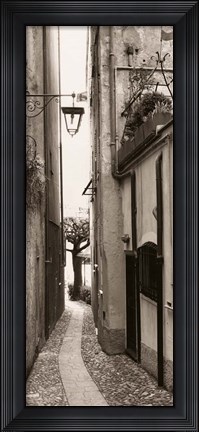 Framed La Strada, Portofino Print