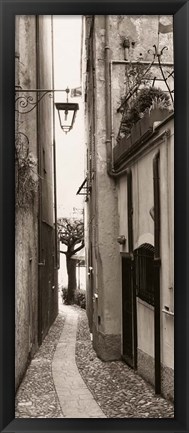 Framed La Strada, Portofino Print