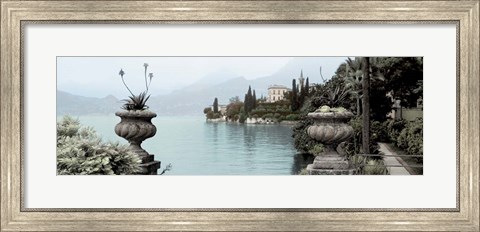 Framed Lakeside Urns Print