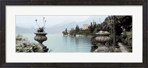 Framed Lakeside Urns Print