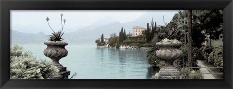 Framed Lakeside Urns Print