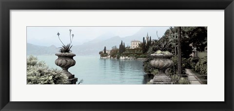 Framed Lakeside Urns Print