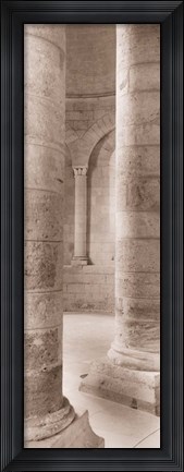 Framed Les Colonnes II Print