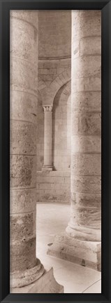 Framed Les Colonnes II Print