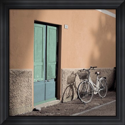Framed Liguria Bicycle Print