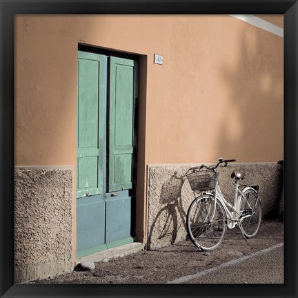 Framed Liguria Bicycle Print