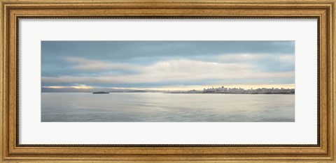 Framed Morning Vista across the Bay Print