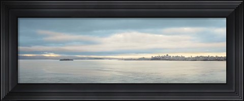 Framed Morning Vista across the Bay Print