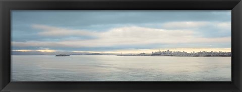 Framed Morning Vista across the Bay Print