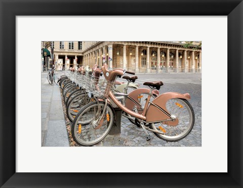 Framed Paris Cycles 2 Print