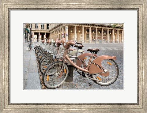 Framed Paris Cycles 2 Print