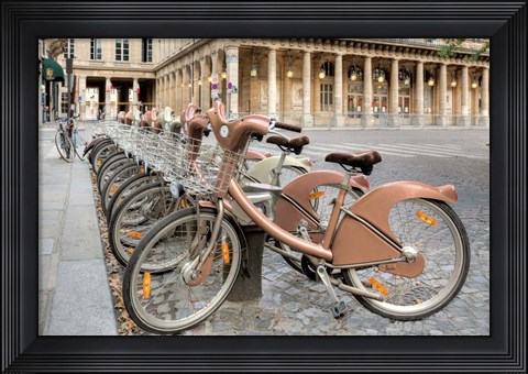 Framed Paris Cycles 2 Print