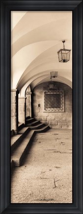 Framed Paseo de Canovas, Caceras Print
