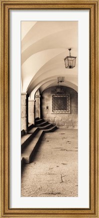 Framed Paseo de Canovas, Caceras Print