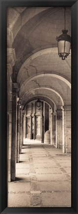 Framed Paseo del Espolon, Salamanca Print