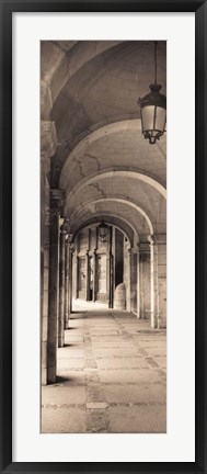 Framed Paseo del Espolon, Salamanca Print