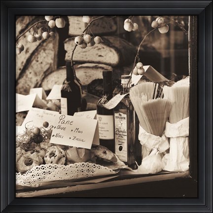 Framed Pasta, Pane e Vino Print