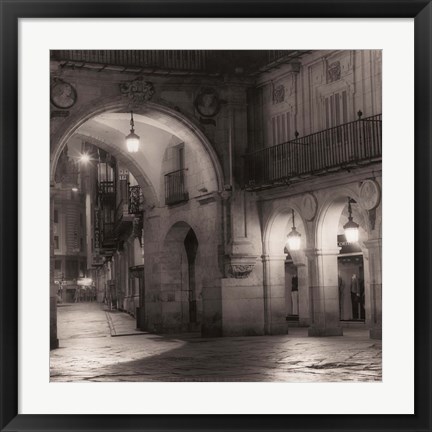 Framed Plaza de la Mayor Print