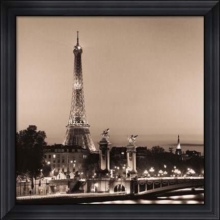 Framed Pont Alexandre III Print