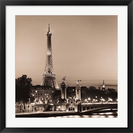 Framed Pont Alexandre III Print